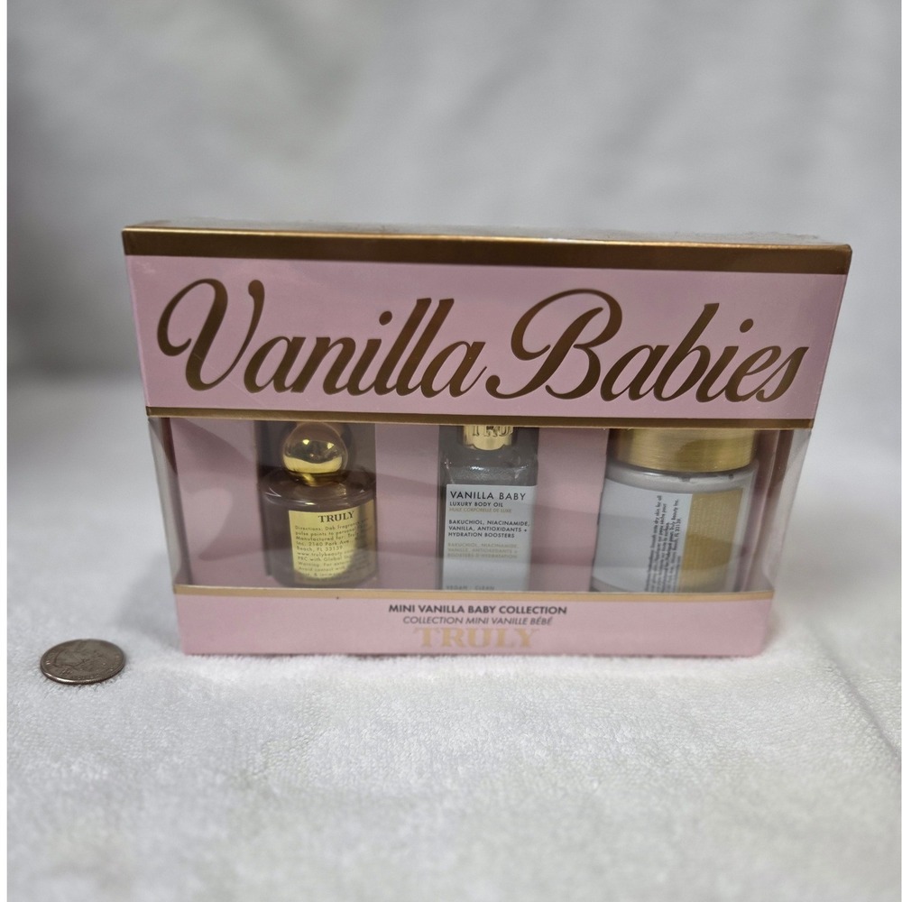 Truly Beauty Mini Vanilla Baby Collection set Brand New‎